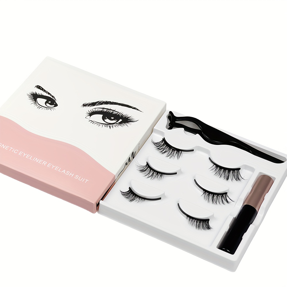 Eyelash Extension Permanent - 3 pair semi-permanent reusable 3D magnetic