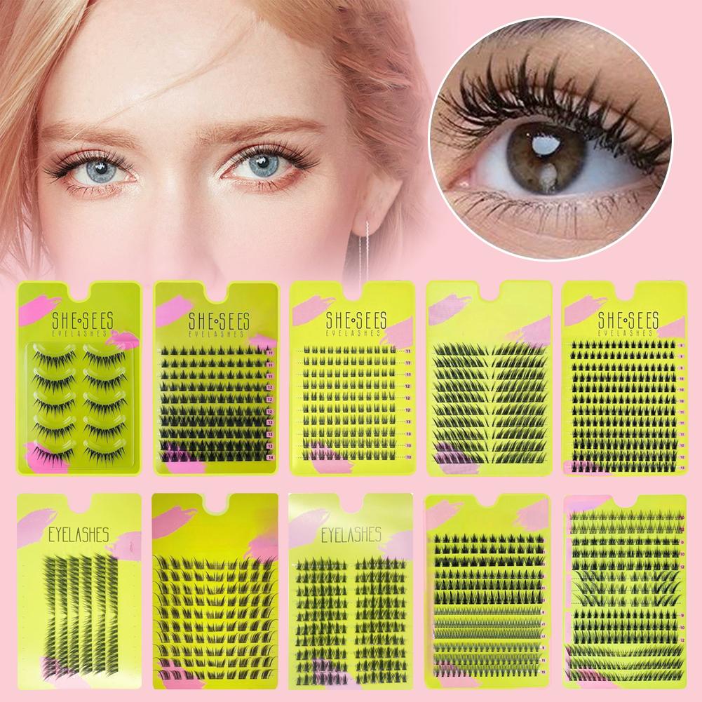 Eyelash Extension Volume Lashes - Natural Cluster False Eyelashes Extension Soft