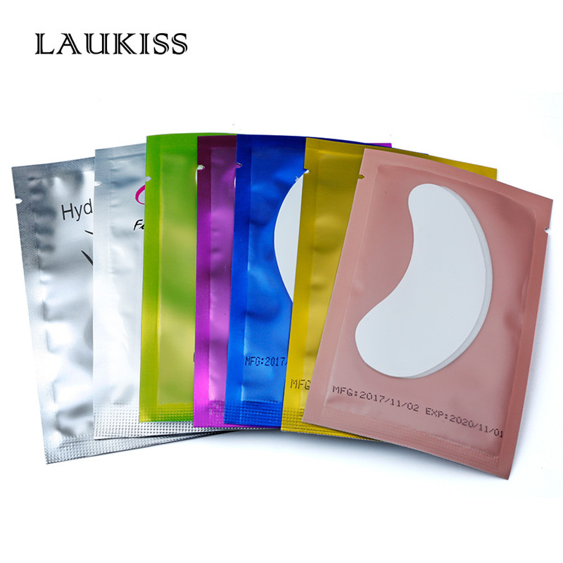 Laukiss 50/100/200Pairs Eyelas - Eyelash Extension Eye Mask recension och pris