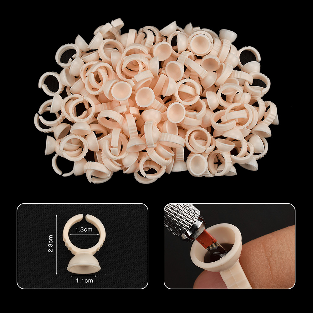 Silicone Permanent Makeup Ring - Eyelash Extension Permanent recension och pris
