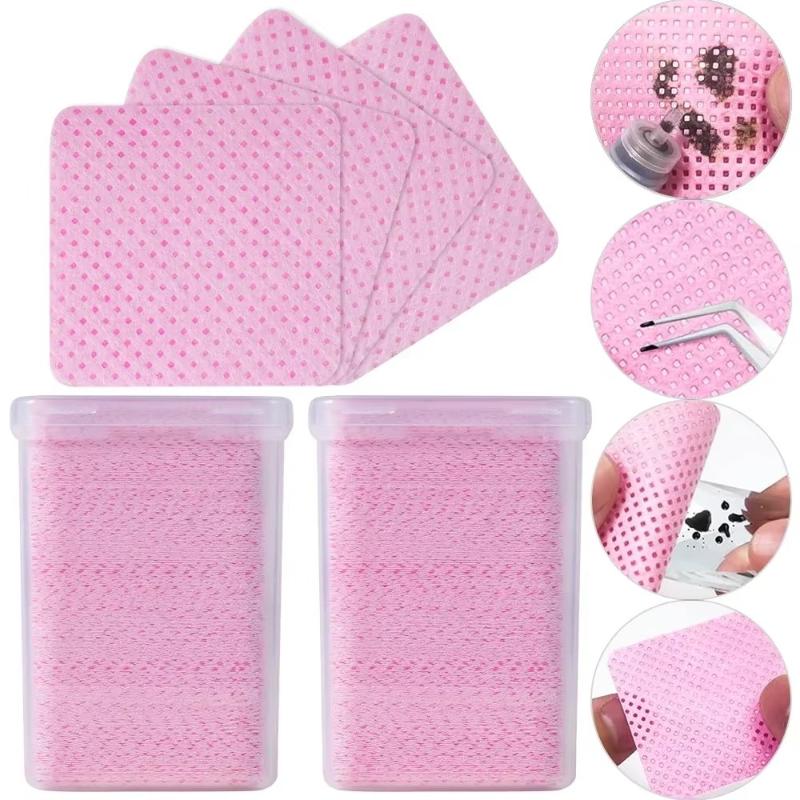 200Pcs Lint‑Free Nail Wipes Ey - Eyelash Extension Removal recension och pris