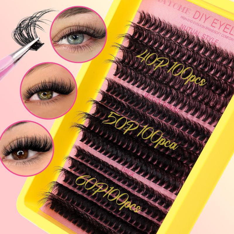 False Eyelash Cluster Individu - Eyelash Extension Volume Lashes recension och pris