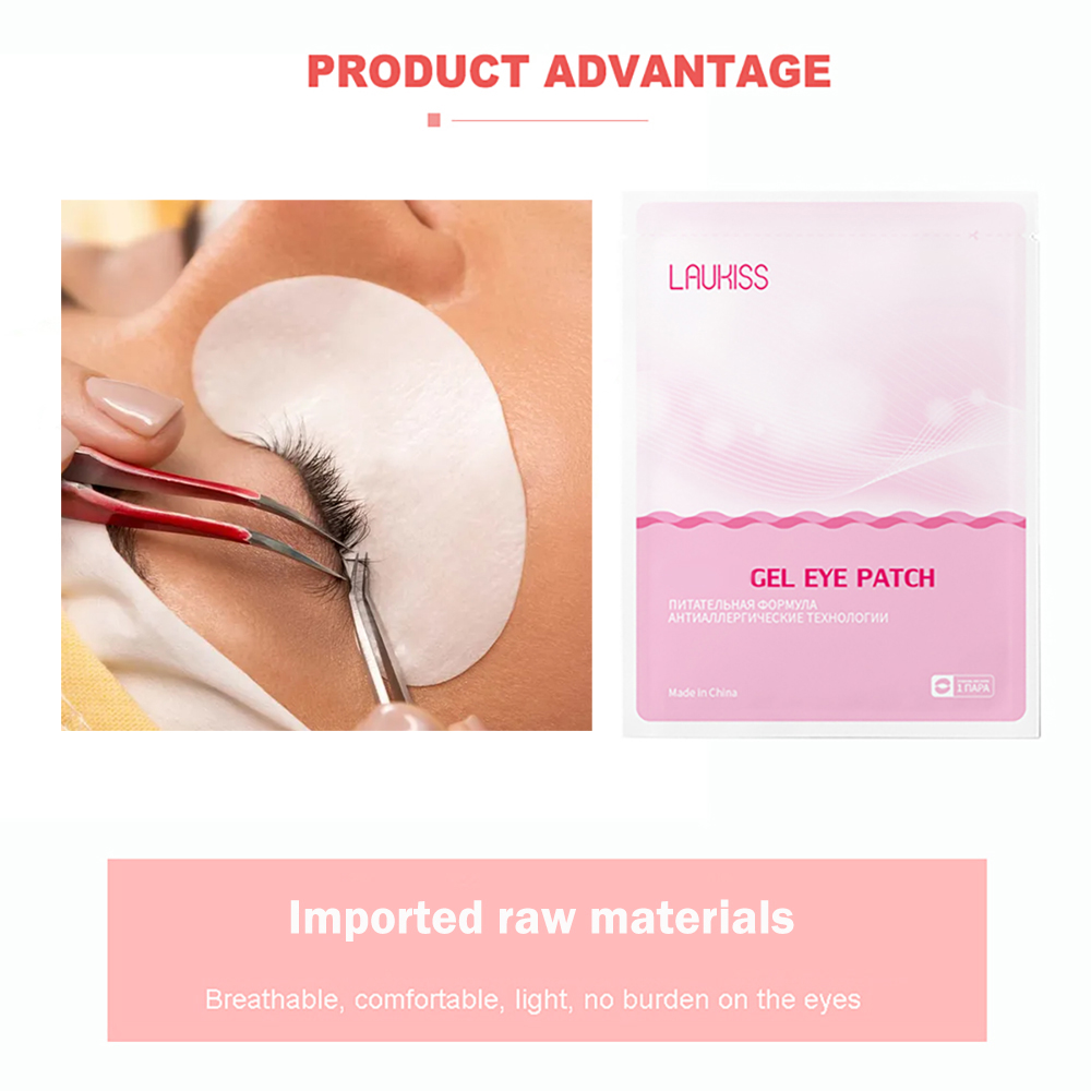 50/200/500 Laukiss Under Eyela - Eyelash Extension Eye Mask recension och pris