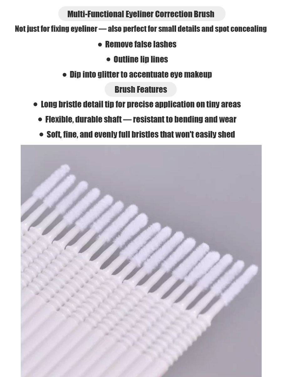 Disposable Long Cotton Swabs E - Eyelash Extension Removal recension och pris