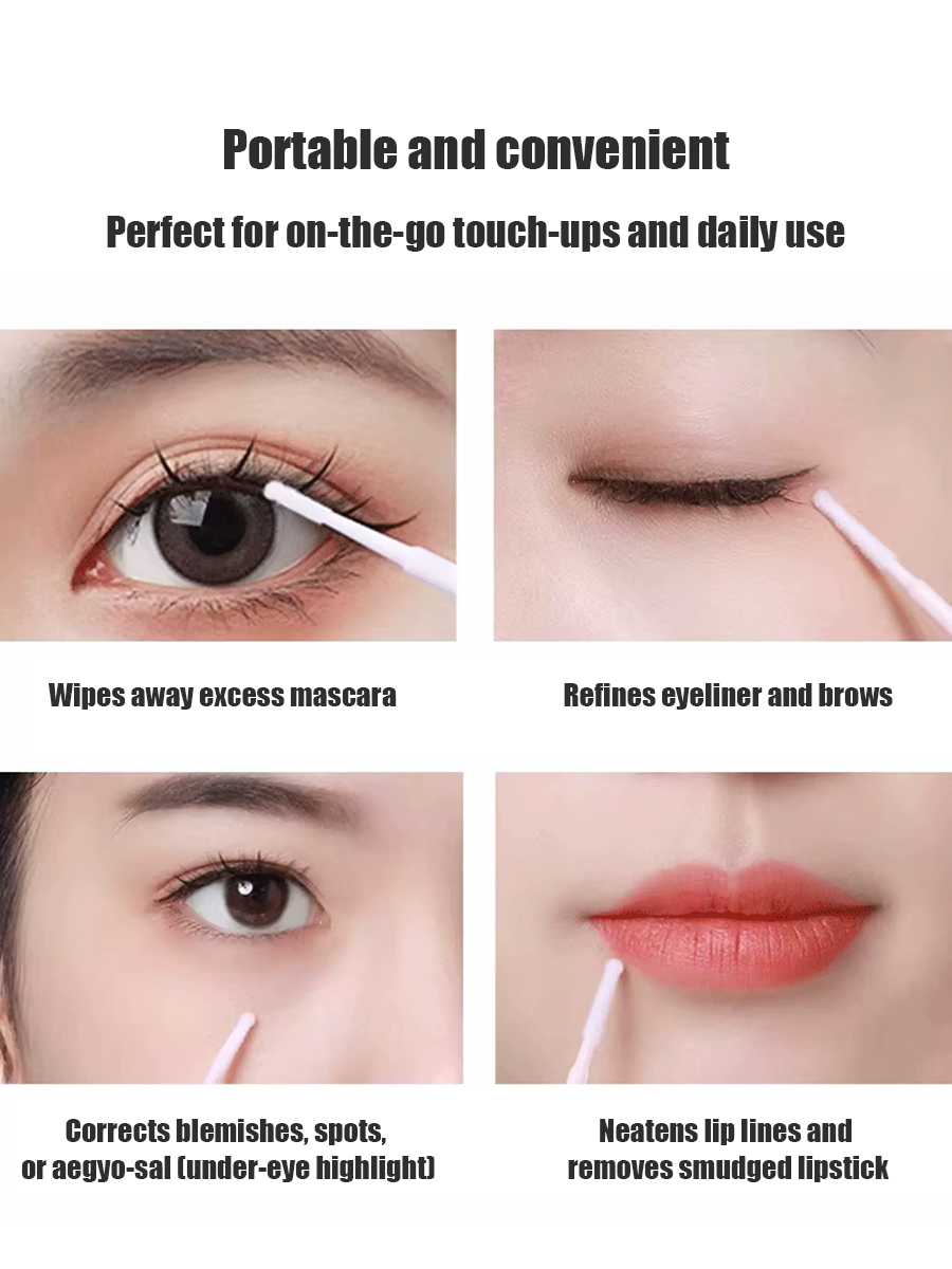 Disposable Long Cotton Swabs E - Eyelash Extension Removal recension och pris