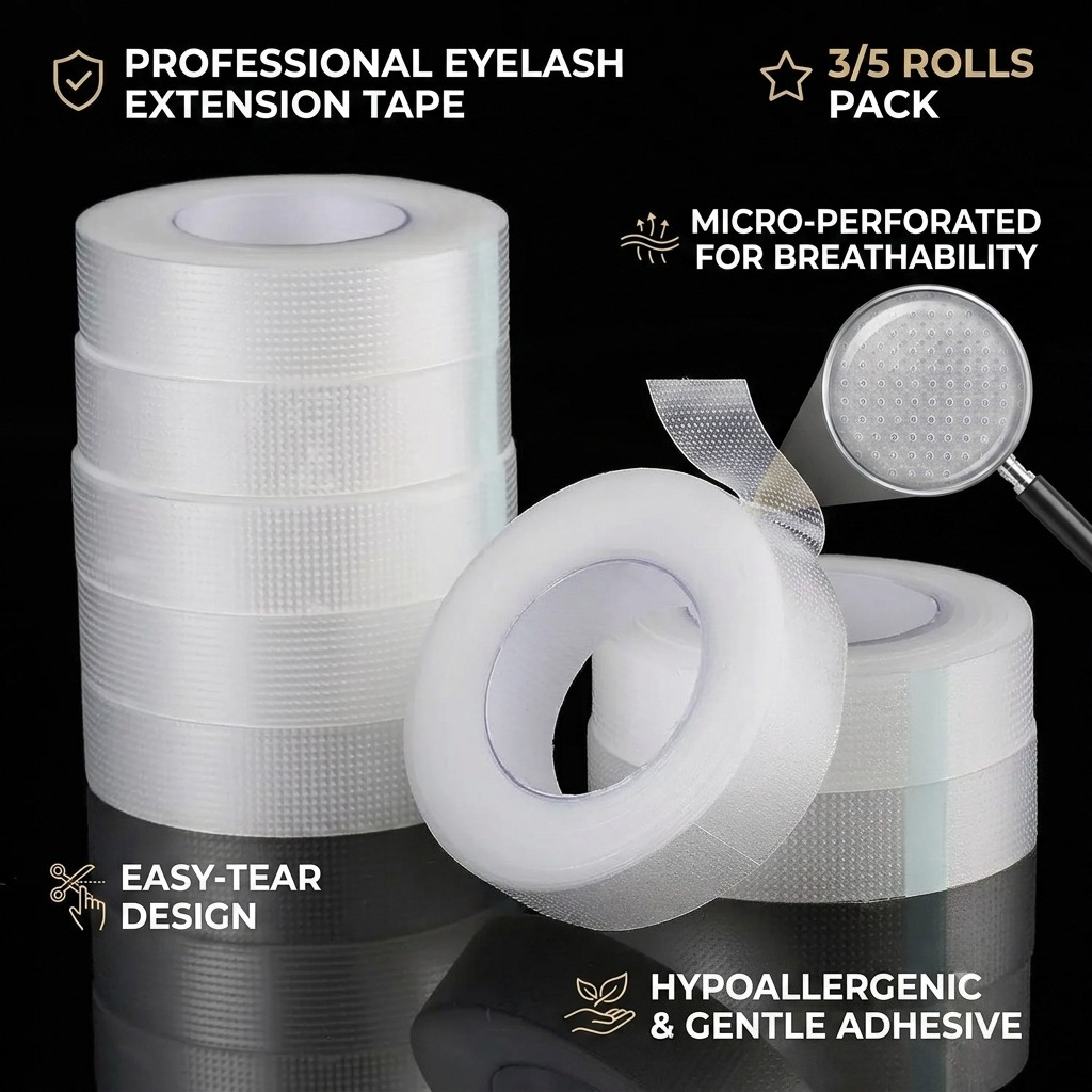 3/5 Rolls PE Lash Tape Breatha - Eyelash Extension Eye Mask recension och pris