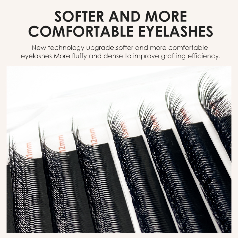 NATUHANA C D L LU Curl Premade - Eyelash Extension Double Volume recension och pris