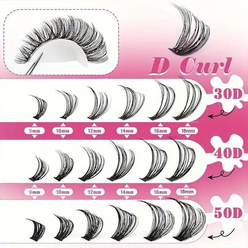 Professional D Curl Cluster La - Eyelash Extension Volume Lashes recension och pris