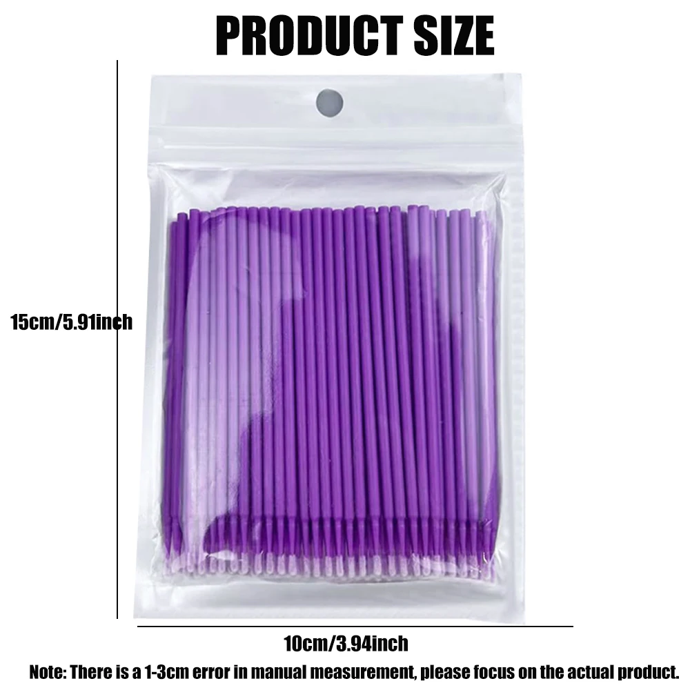 Lash 100PCS Eyelash Brush Clea - Eyelash Extension Removal recension och pris