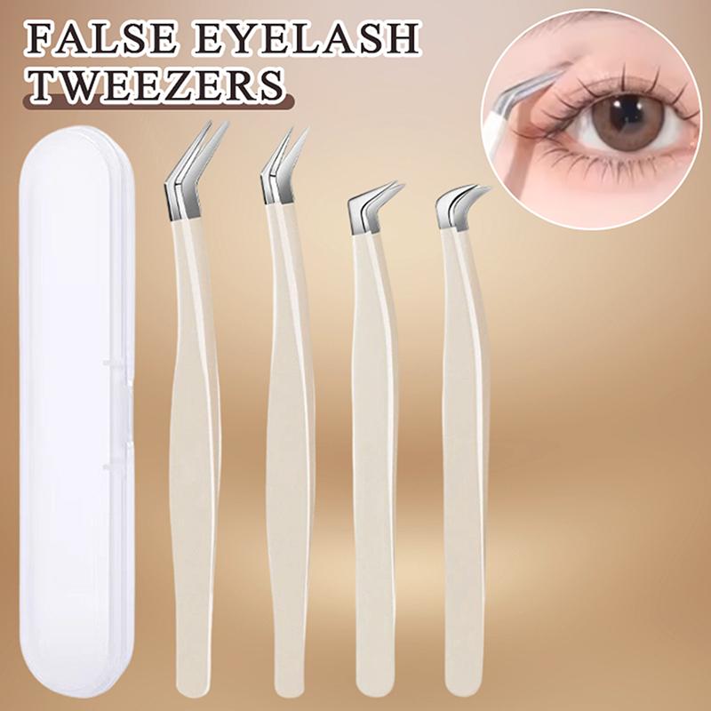 False Eyelash Tweezers With St - Eyelash Extension Home Service recension och pris