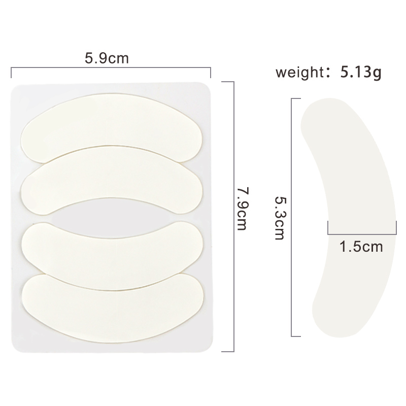 1 Pack 3D Silicone Eye Pads La - Eyelash Extension Eye Mask recension och pris