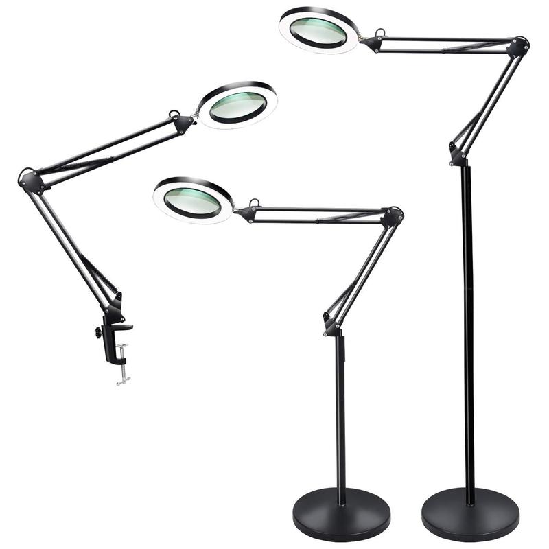 Modern Floor Lamp With Magnify - Eyelash Extension No 11 recension och pris