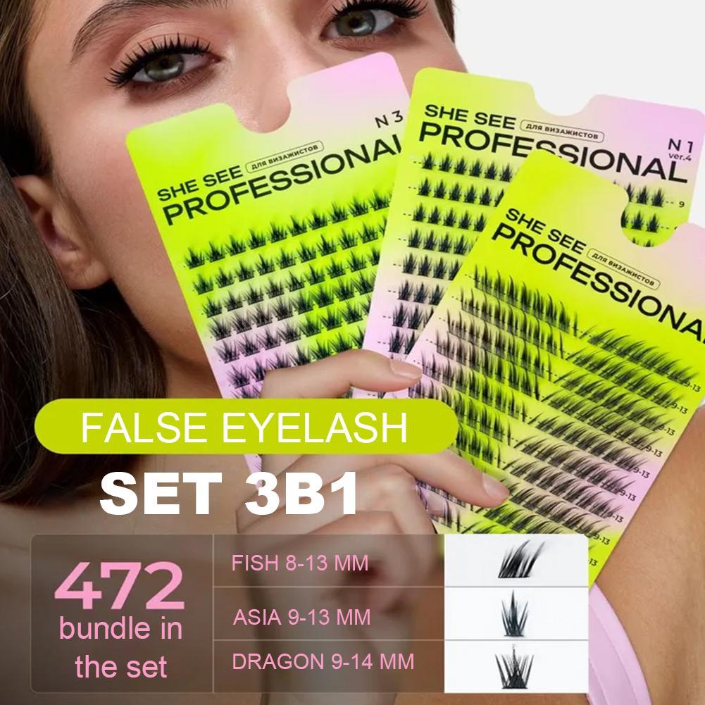 Natural Cluster False Eyelashe - Eyelash Extension Volume Lashes recension och pris