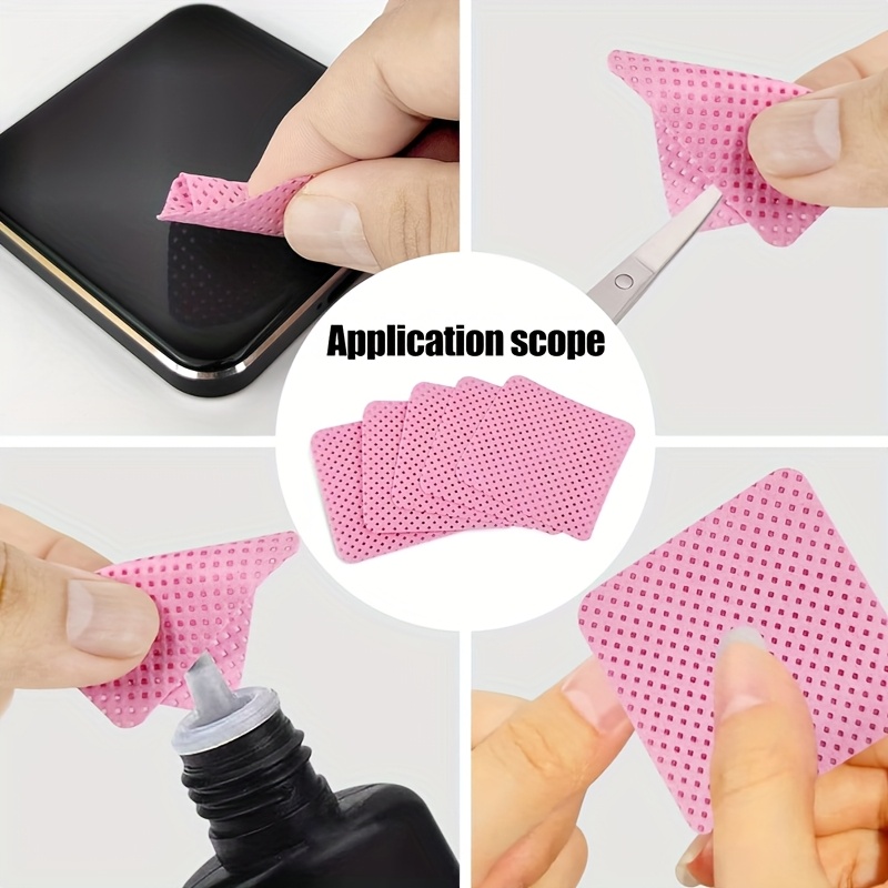 50/100/200pcs Lint-Free Nail W - Eyelash Extension Removal recension och pris