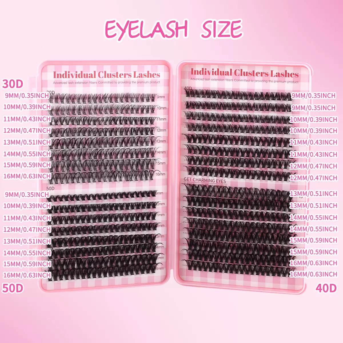 640pcs 30D/40D/50D Individual  - Eyelash Extension Home Service recension och pris